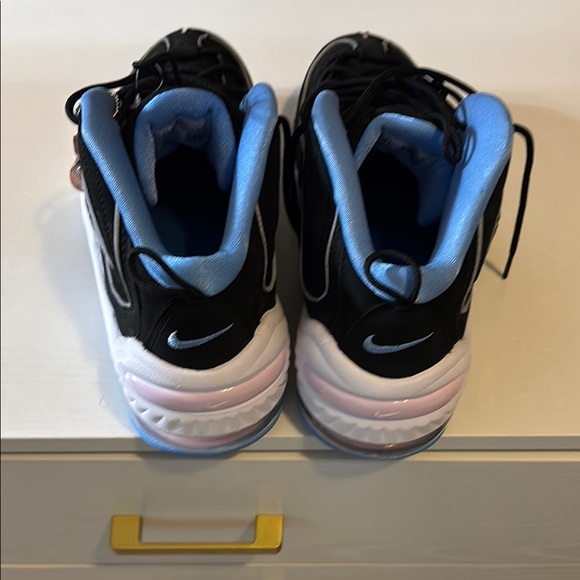 Nike Air Penny 2 black basketball AShoes size 9.5 DM 9132-001 2021 new no tags - Picture 4 of 7